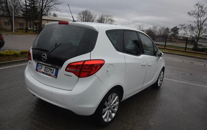 Opel Meriva cena 29900 przebieg: 82900, rok produkcji 2013 z Piekary Śląskie małe 352
